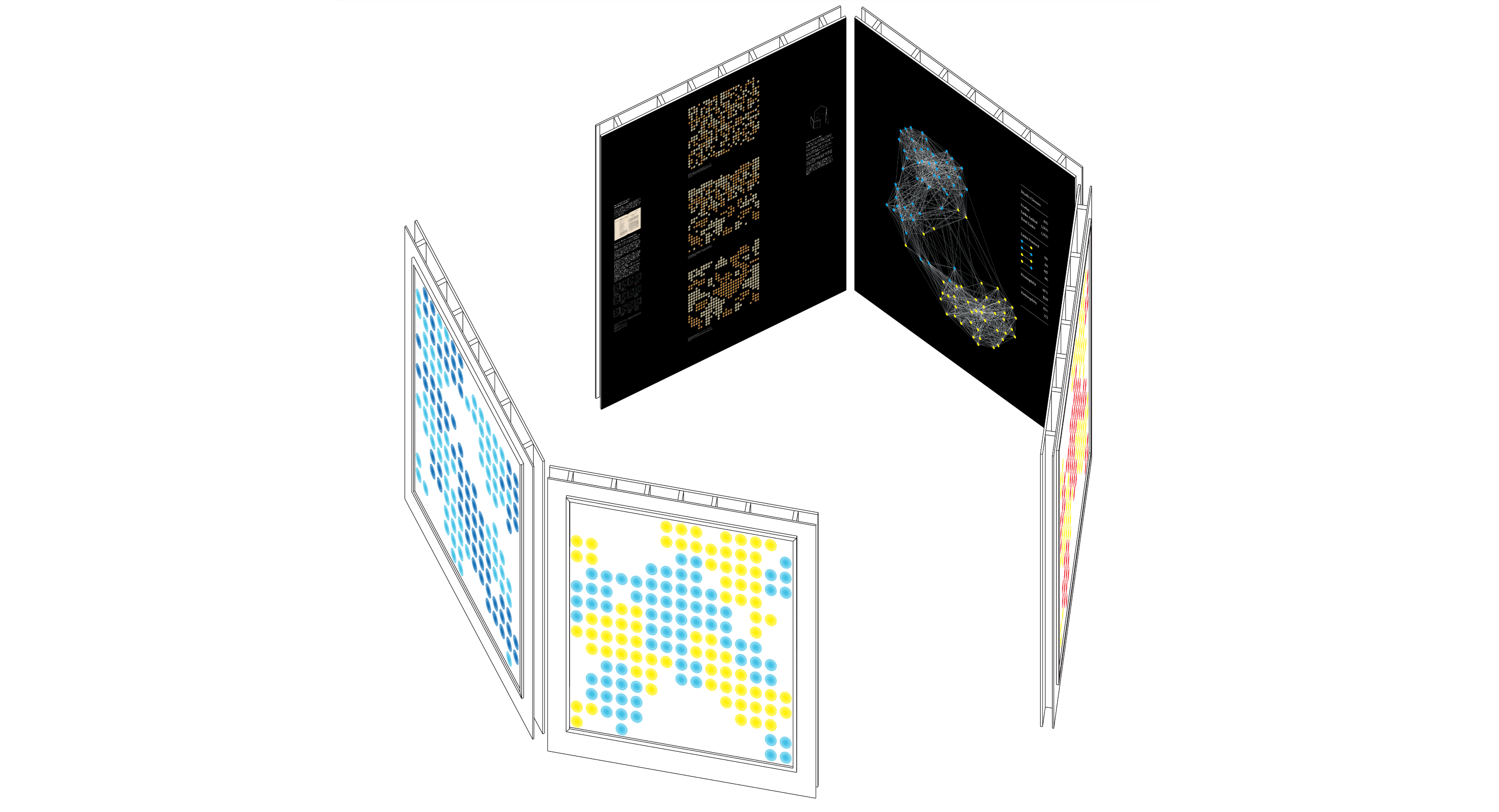 Axonometric of Homophily Installation