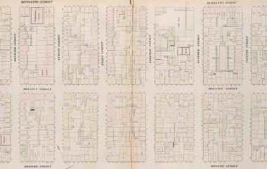 A few blocks on the Lower East Side as documented in William Perris’ 1852 Maps of the City of New York. (Source: New York Public Library)