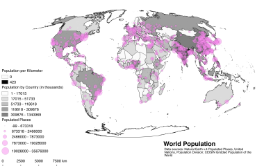 Mapping Data: World Populations