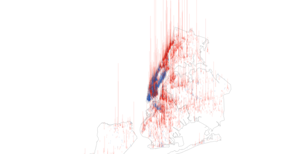 NYC map data visualization