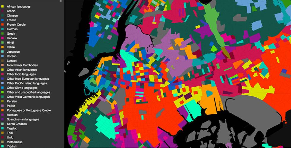 Languages of NYC, by Jill Hubley, http://www.jillhubley.com/project/nyclanguages/
