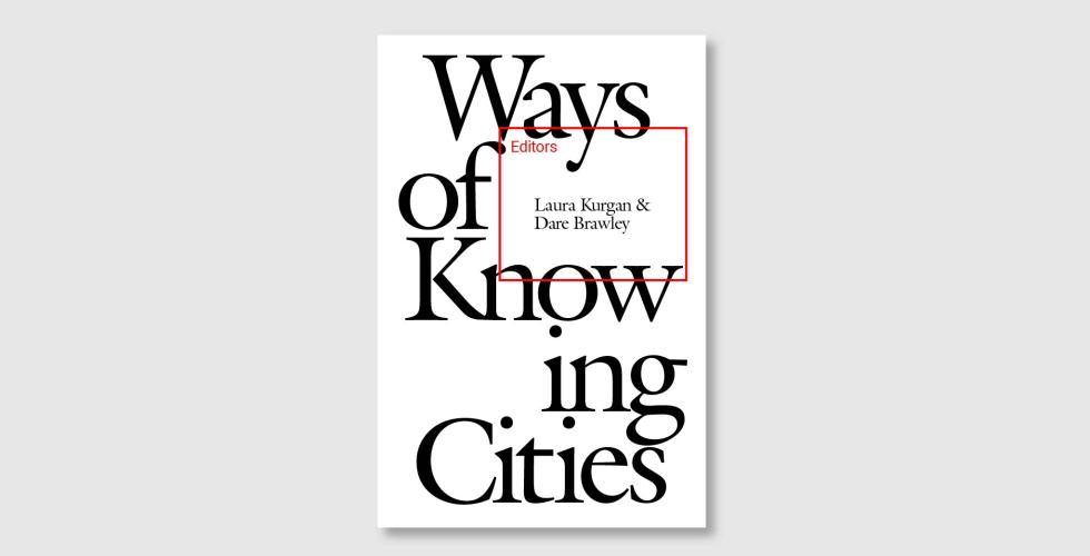 Ways of Knowing Cities Book Cover