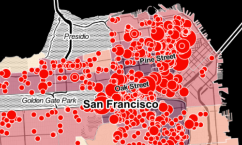 Captial Improvement Evictions (1997-2019), San Francisco, Anti-Eviction Mapping Project